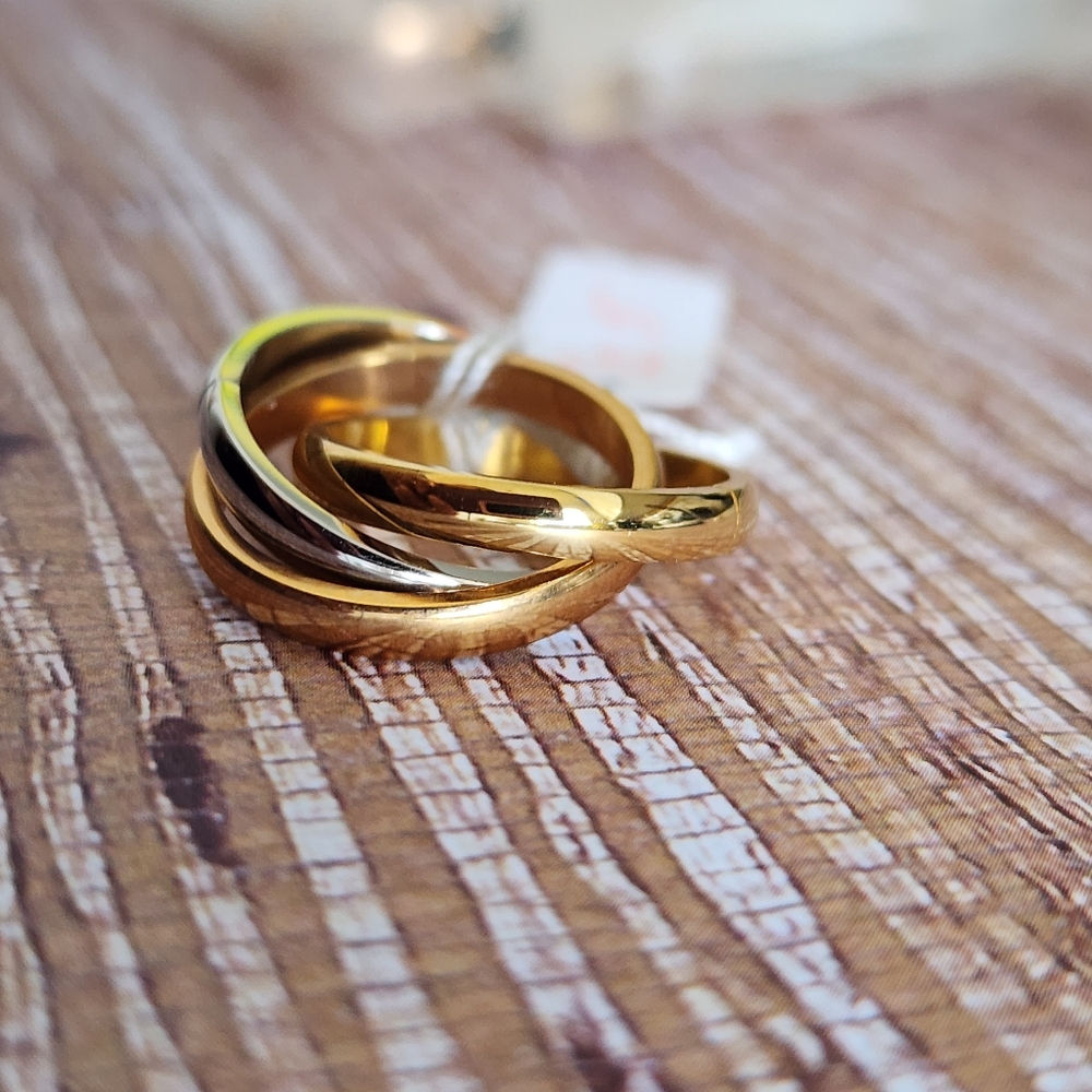 𝅺💜💛STAINLESS steel ring💛💜 - Picture 8 of 8
